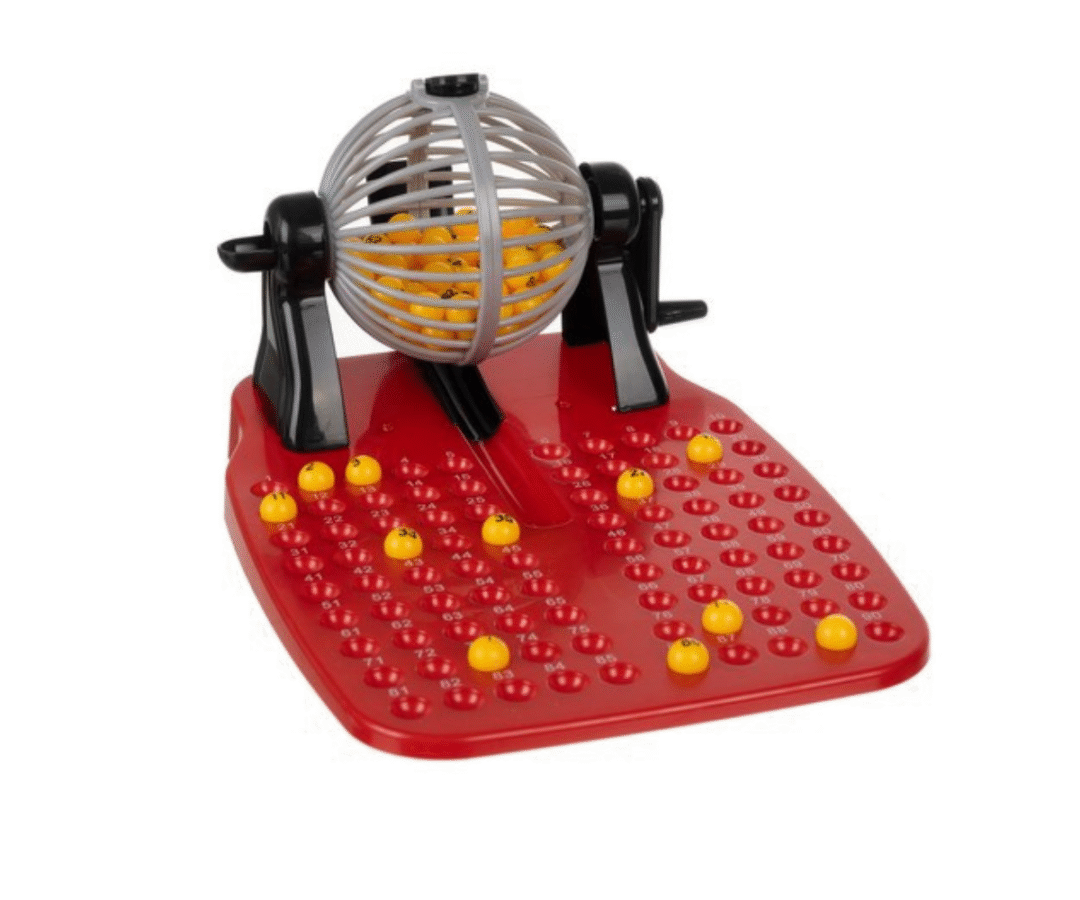 Laps keerutab Bingo lotomasinat