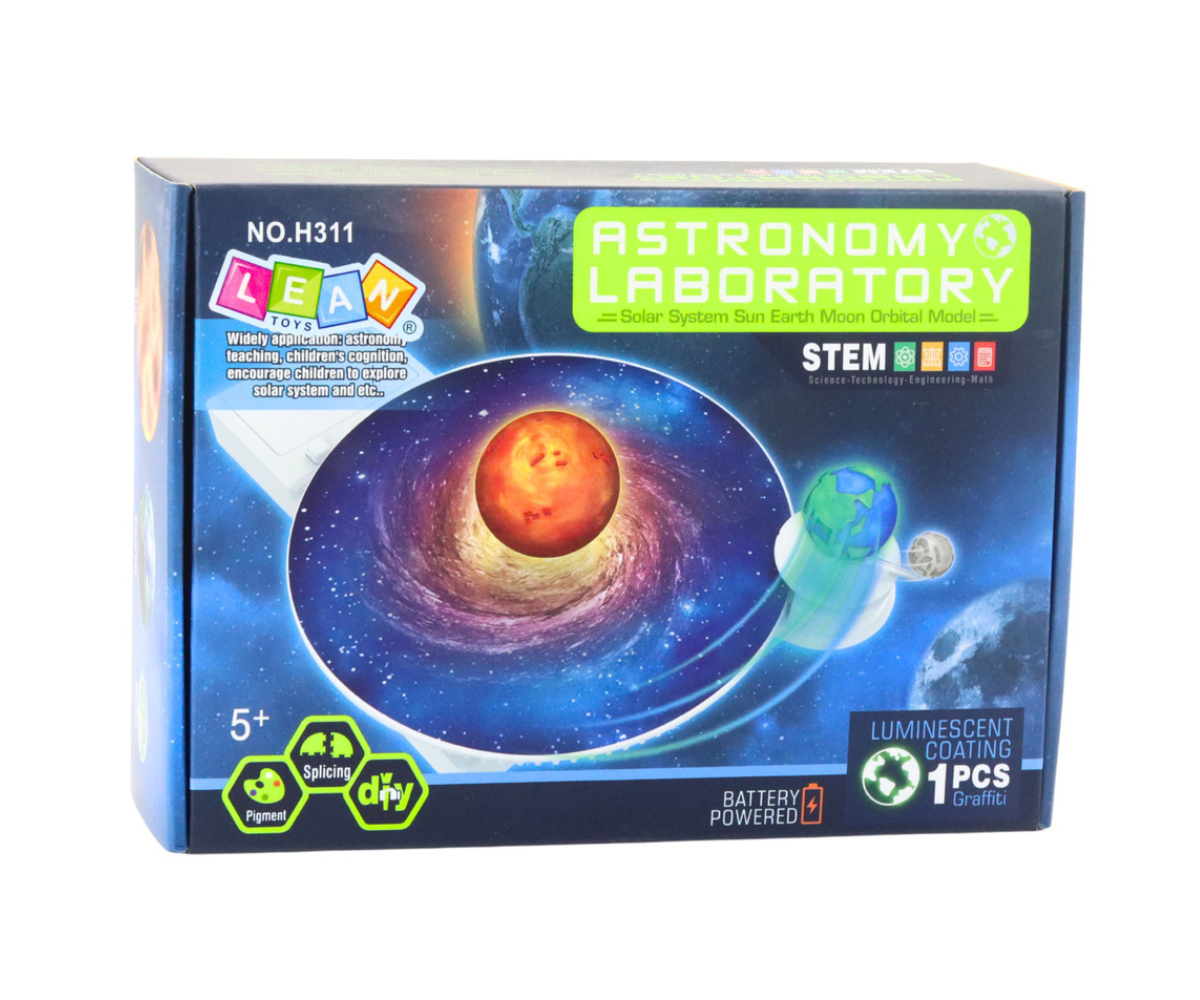 Diy astronoomia komplekt päike, maa ja kuu