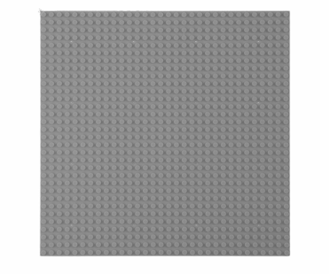 Hall ehitusklotside plaat 40x40 cm lastele loovaks mänguks