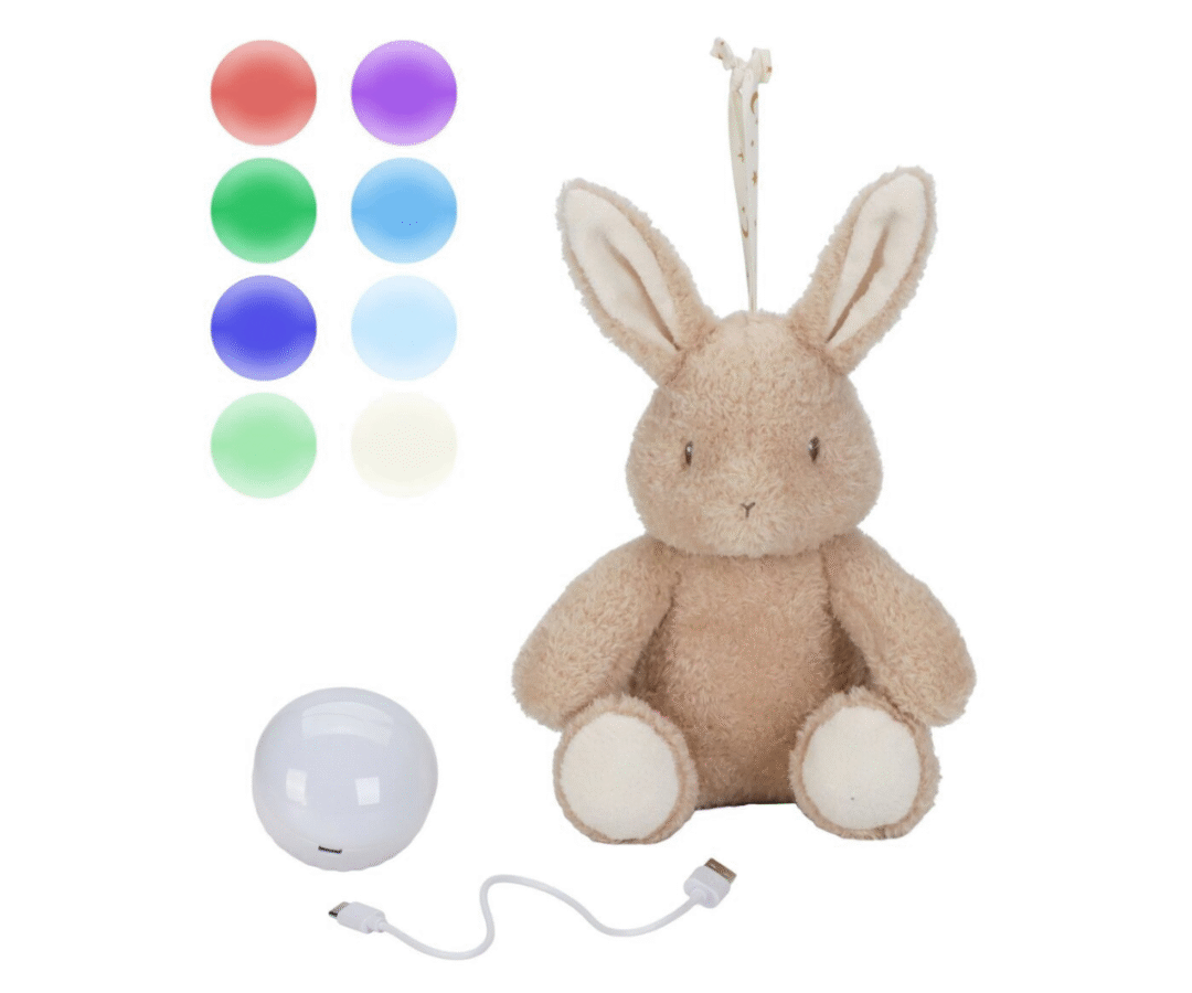 kaisu jänku heli ja valgusega newborn naturals little dutch