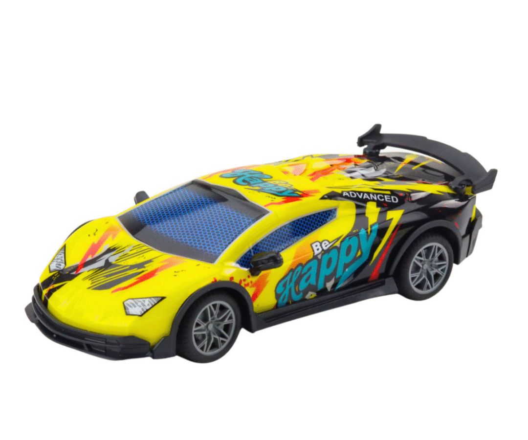 Kaugjuhitav sportauto LED valgusefektiga