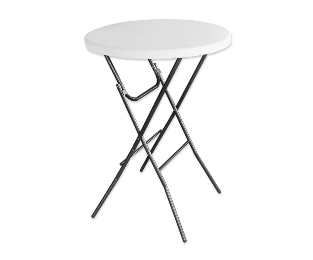 Kokkupandav ümmargune banketilaud 80 cm