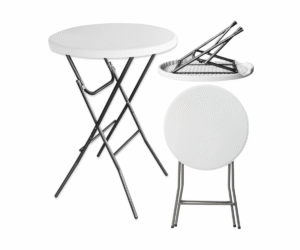 Kokkupandav ümmargune banketilaud 80 cm