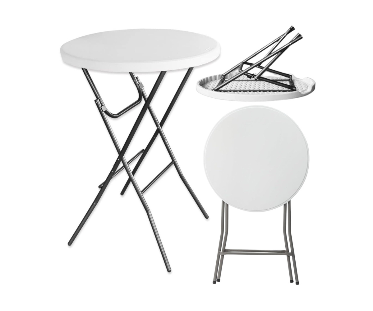 Kokkupandav ümmargune banketilaud 80 cm