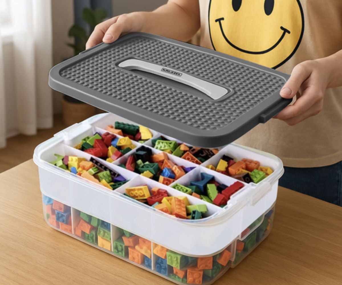 Legoklotside hoiustamise konteiner 22L – 3-korruseline