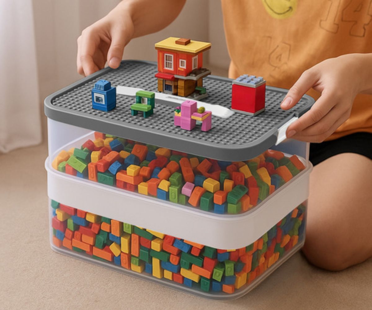 Legoklotside hoiustamise konteiner 22L – 3-korruseline