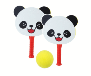 Mängukomplekt panda – reketid ja pall