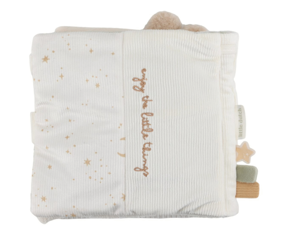 Beebidele mõeldud suur pehme mänguraamat Newborn Naturals kollektsioonist