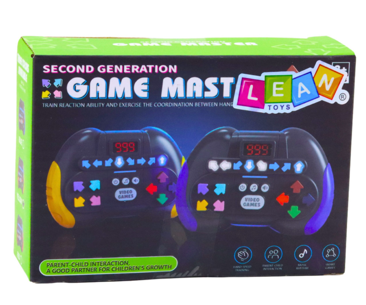 Game Master mängukonsool lastele heliefektidega