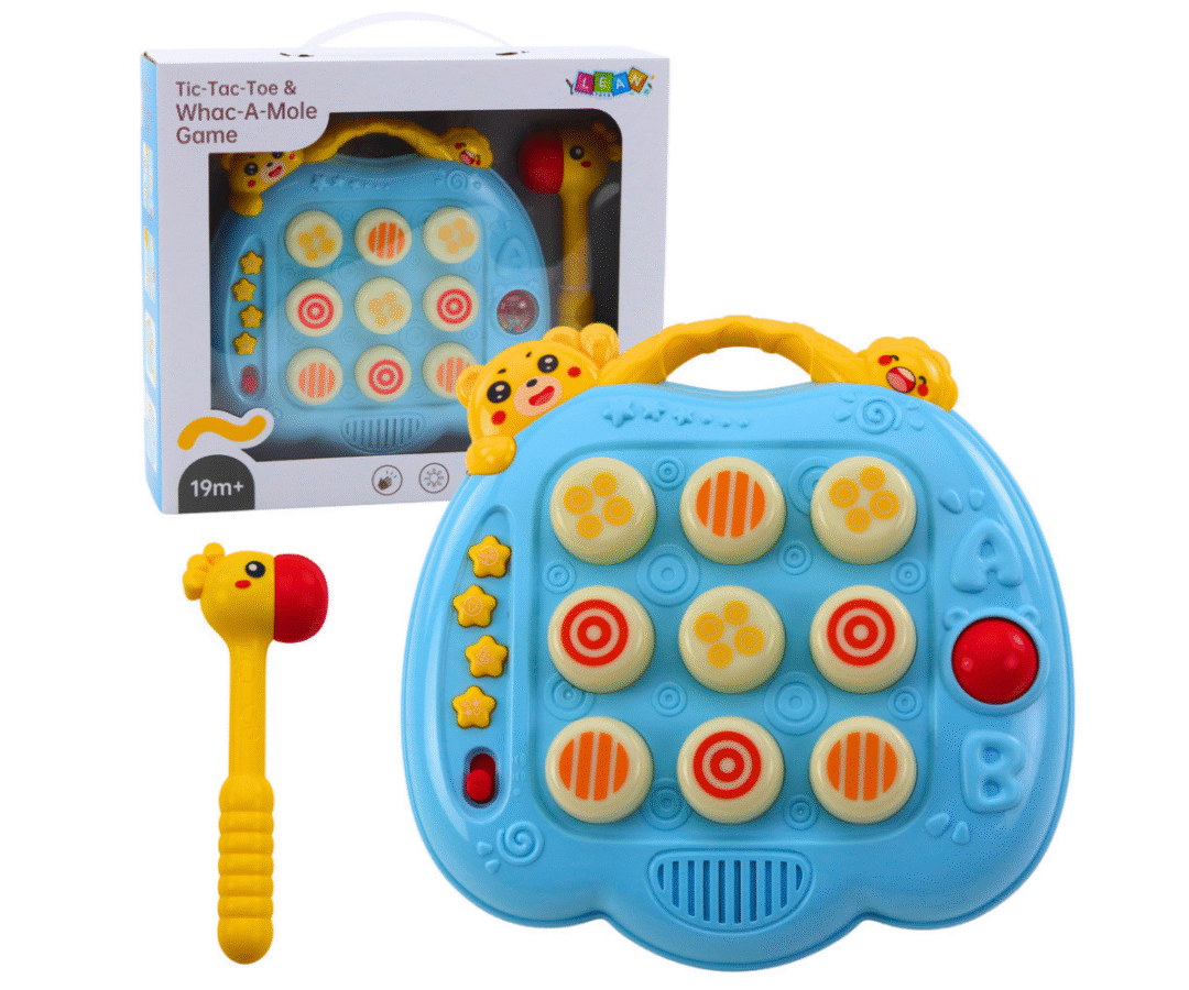 Whac-a-mole mäng lastele sinine haamriga