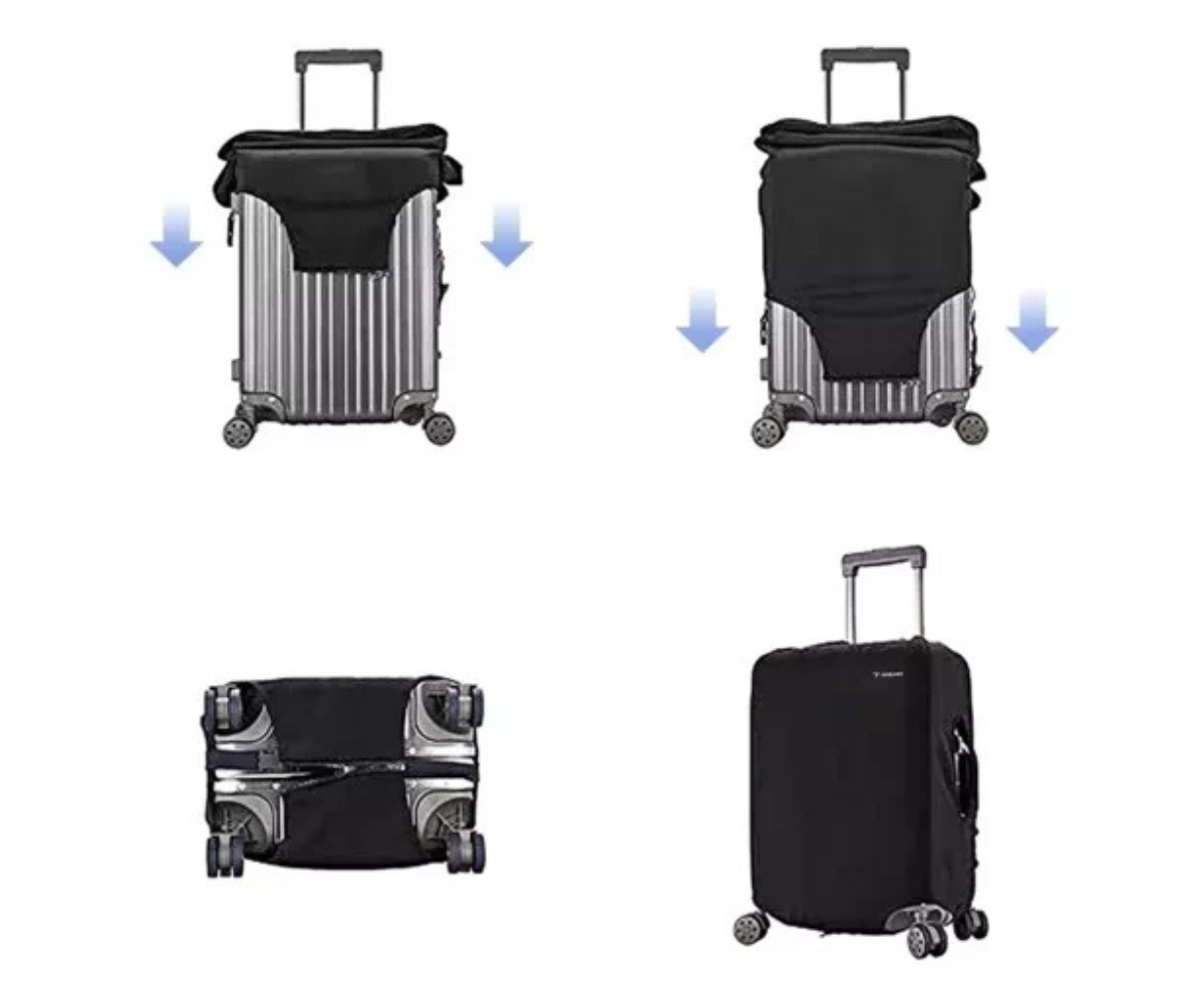 Must premium kohvrikate L reisikohvrile