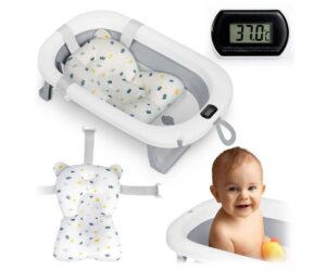 Kokkupandav beebivann termomeetri ja beebisisuga Ricokids 1