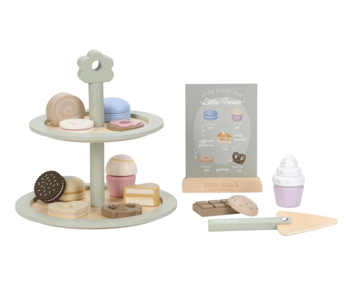 Koogi serveerimise komplekt koos tordilabida ja menüüga