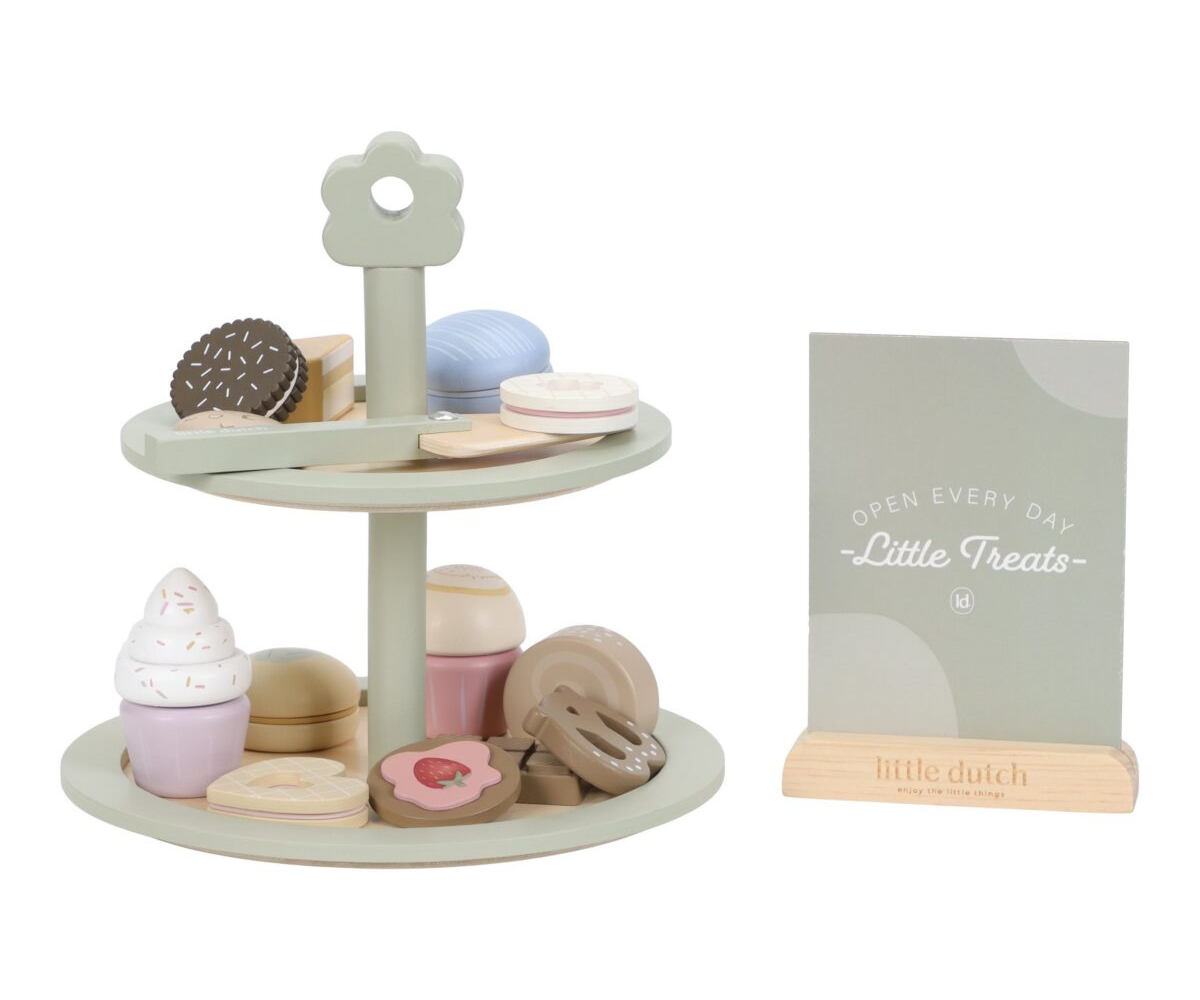 Laste mängu teeõhtu komplekt FSC puidust