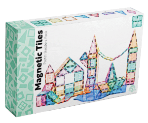 Learn & Grow magnetklotsid 112-osaline komplekt pastelltoonides