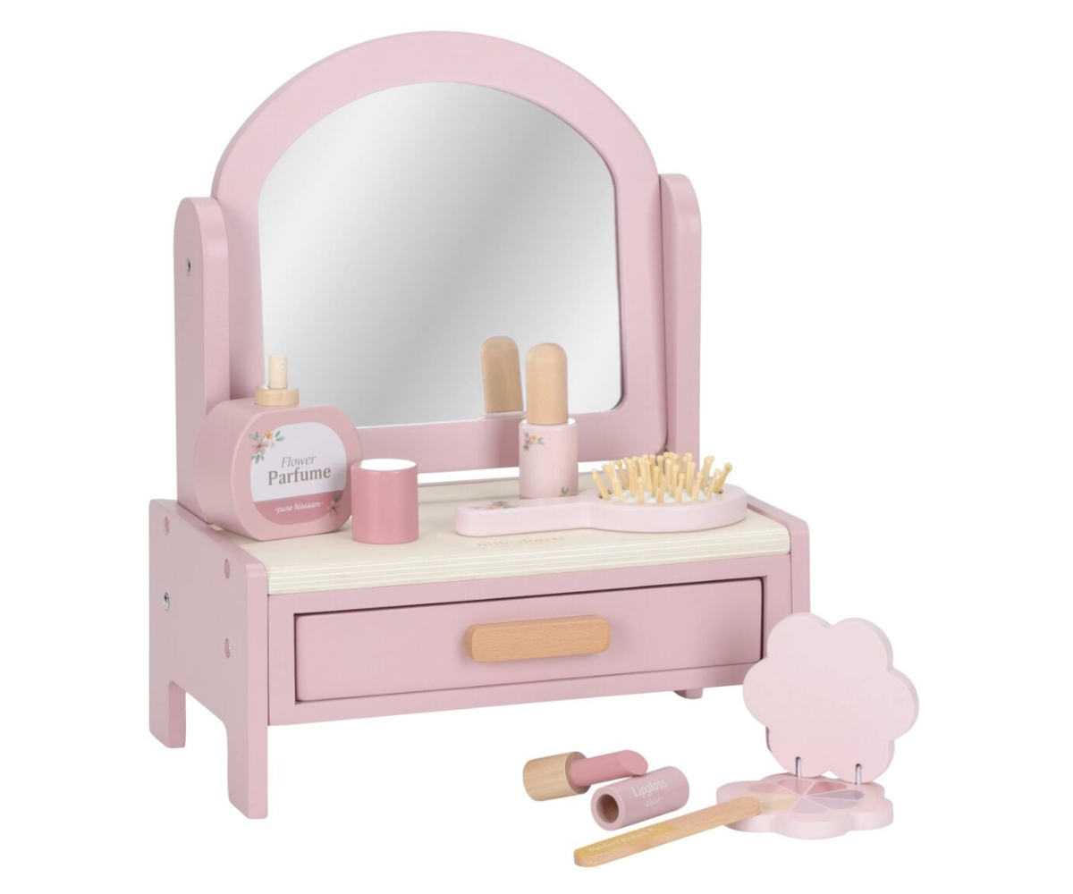 Little Dutch FSC puidust meigilaud lastele roosas toonis