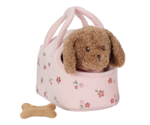 Pehme koer Jackie koos kandekotiga – Little Dutch