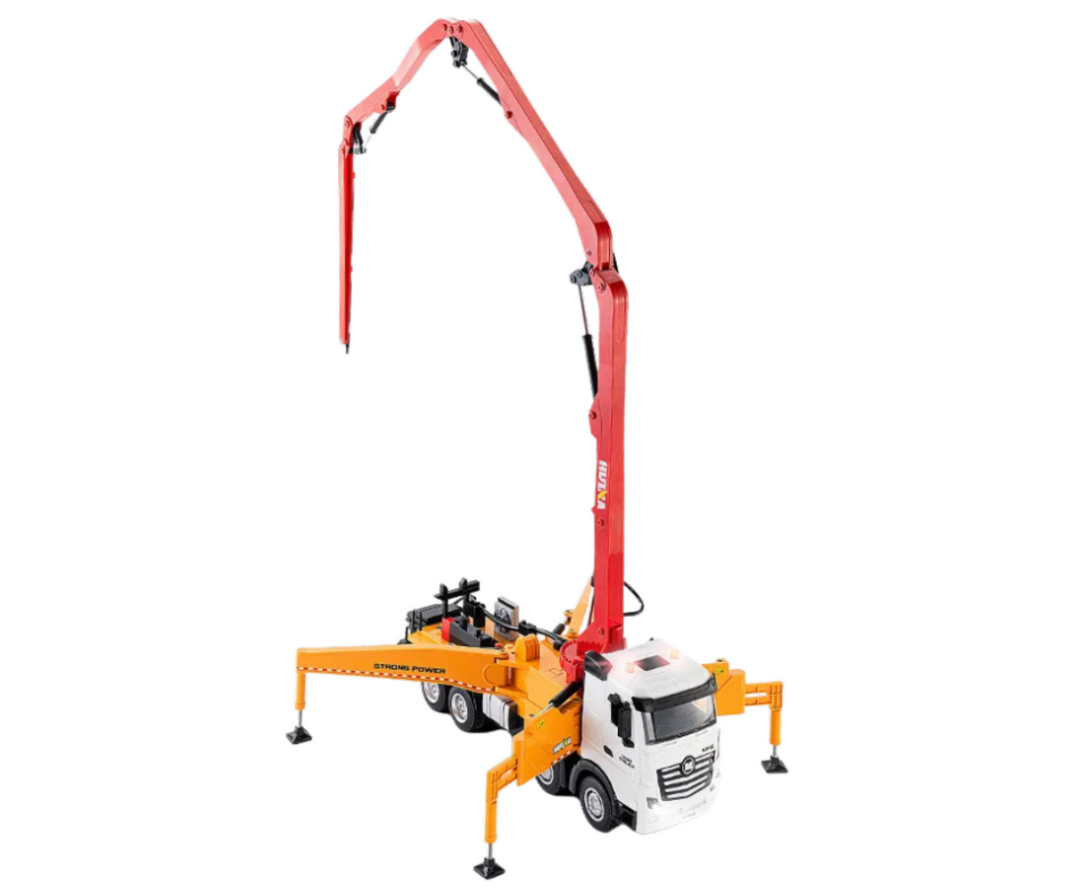 Kaugjuhitav betoonipumba auto liikuva noolega