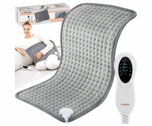 Ruhhy soojendusega matt 40x30cm hall värv – elektriline padi seljale