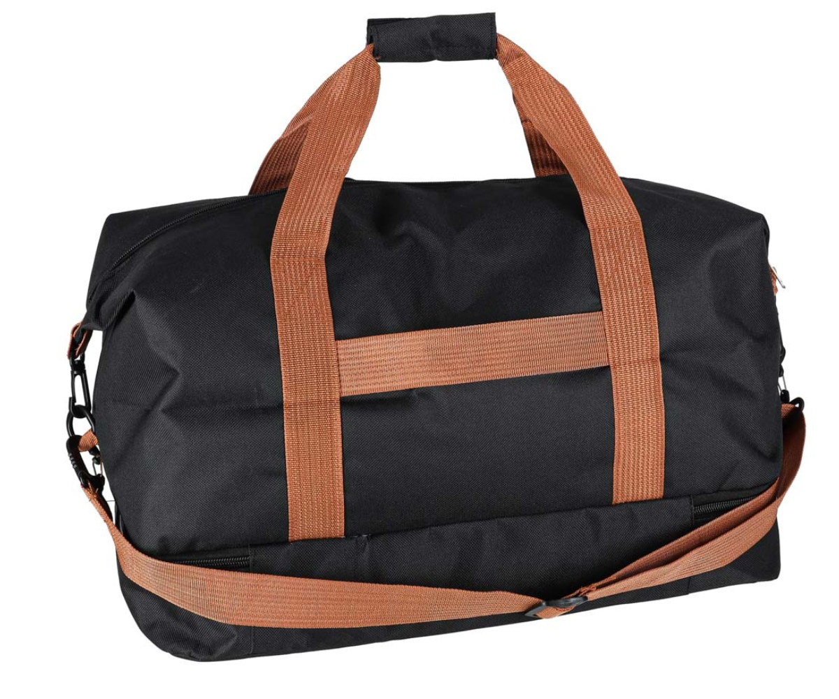 vastupidav käsipagas musta värvi spordikotina