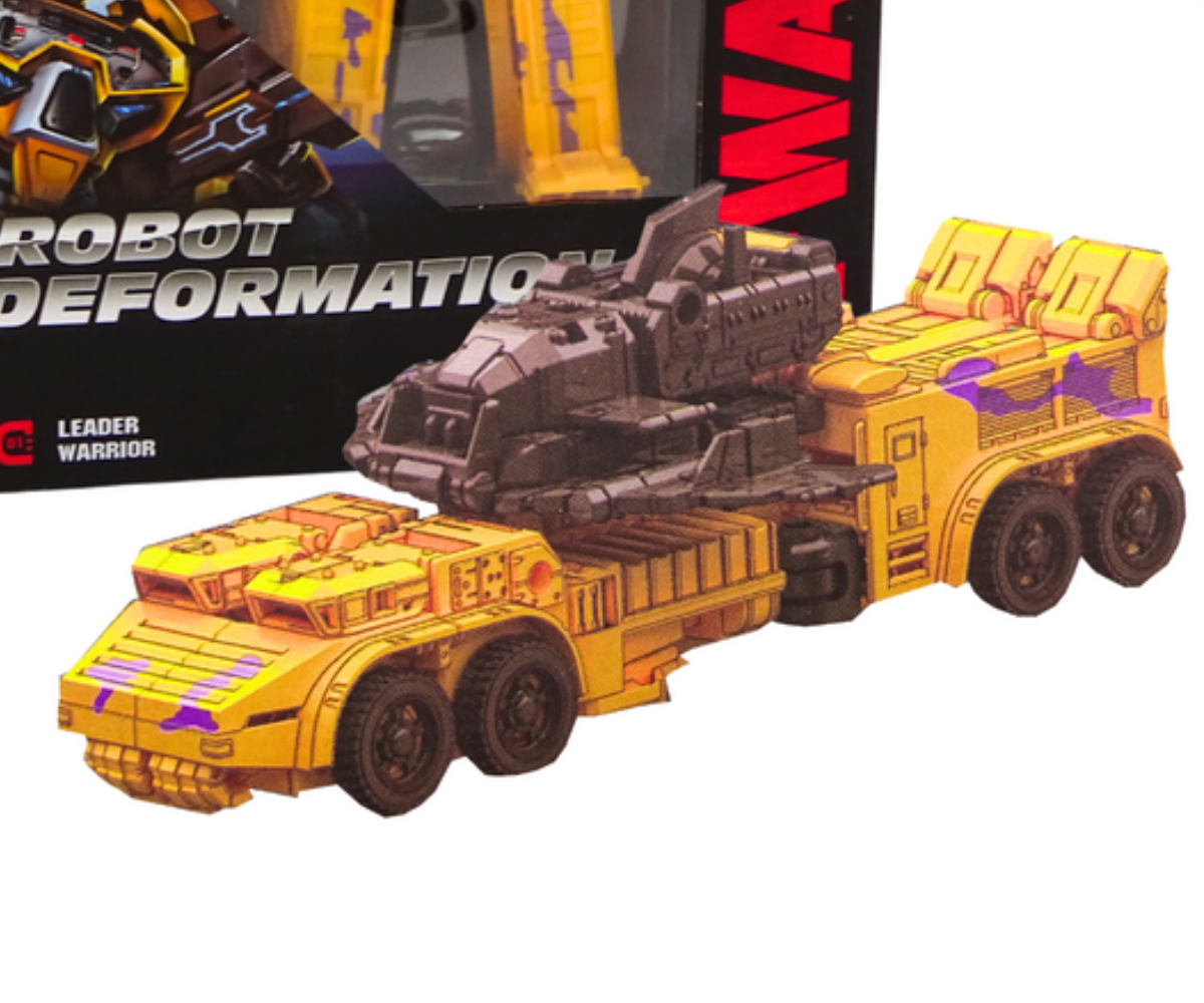 Transformer robotauto X-Warrior kollane 2in1 mänguasi lastele