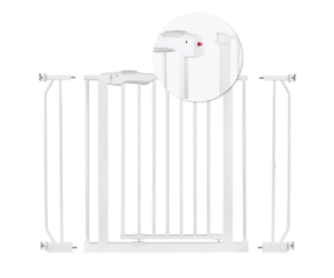 Turvavärav Nukido 75-105cm (718000) – valge