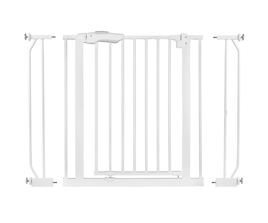 Turvavärav Nukido 75-105cm (718000) – valge
