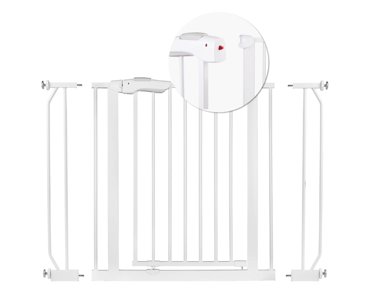Turvavärav Nukido 75-105cm (718000) – valge