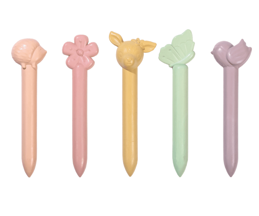 Little Dutch vahakriidid kujudega Fairy Garden komplekt viie pastelltooniga