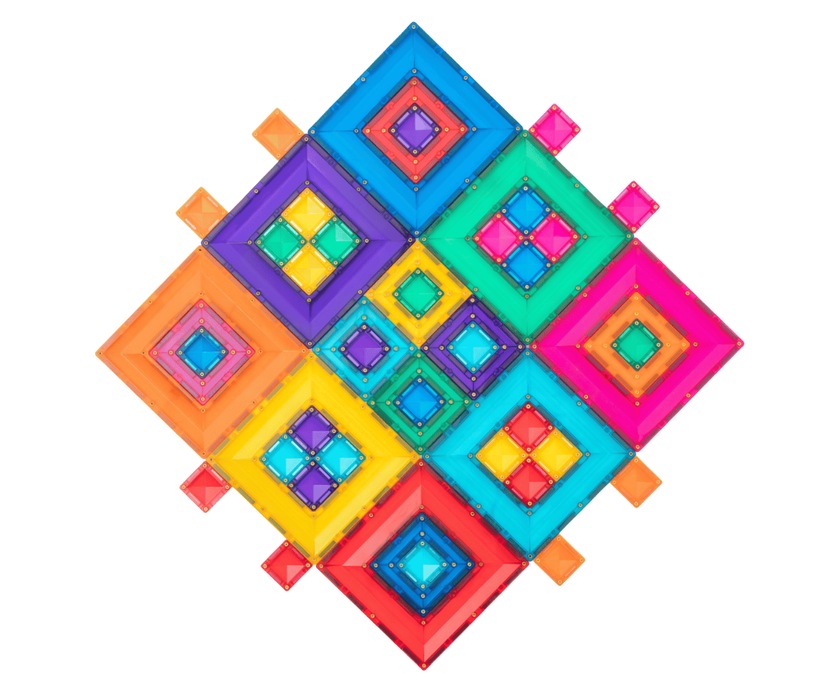 Connetix Bright Portal Pack komplekti 48 osa koos inspiratsiooniraamatuga