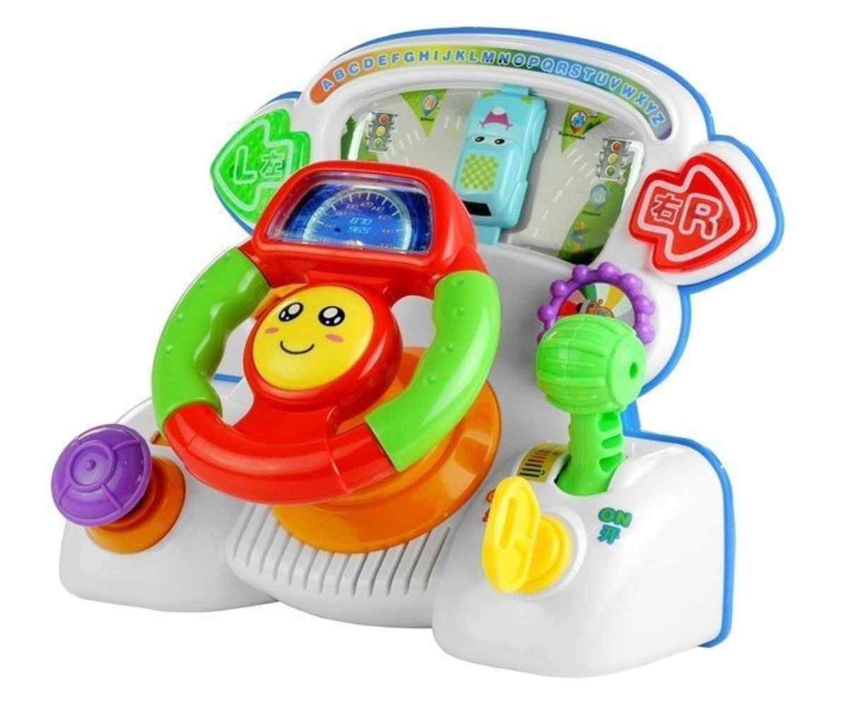 Interaktiivne rool helide ja tuledega – hariv mänguasi Beebi hariv roolimänguasi helide ja tuledega