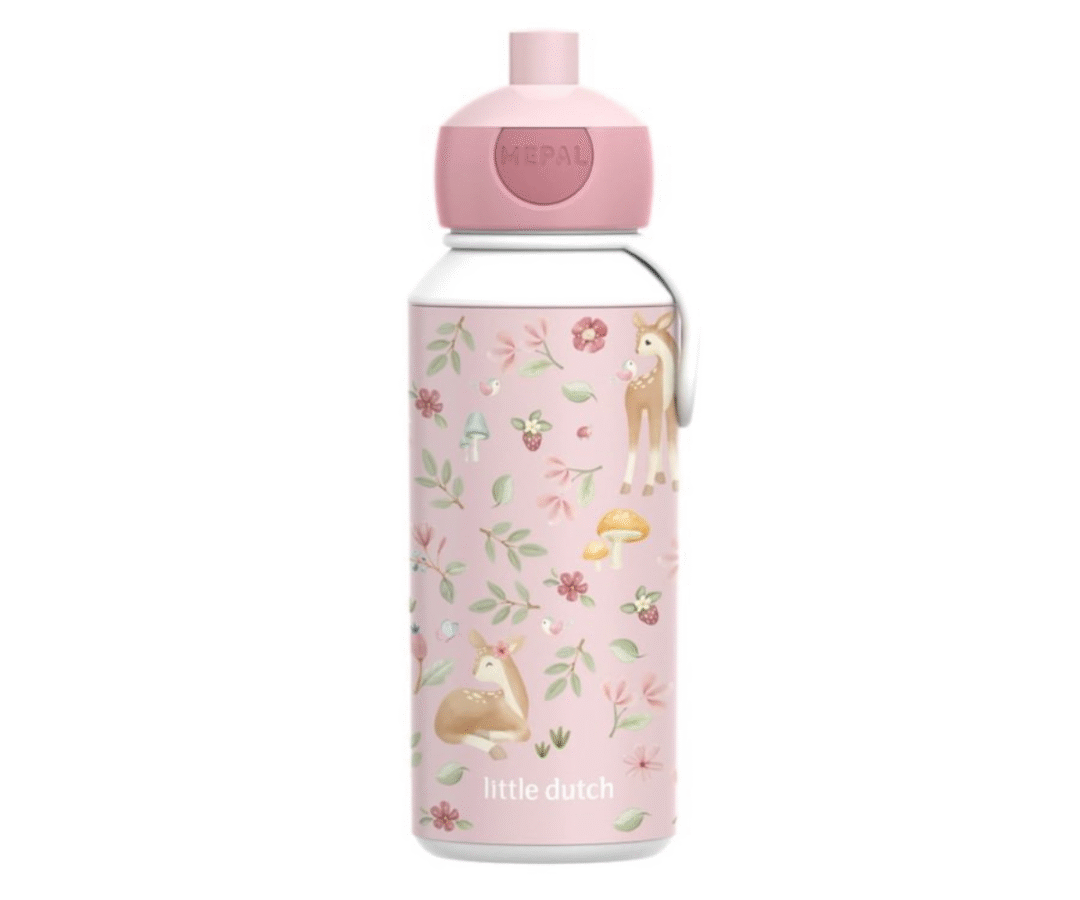 Little Dutch Fairy Garden pop-up joogipudel 400 ml liblikate ja lillede kujundusega