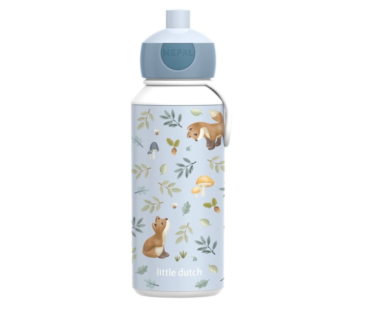 Little Dutch Forest Friends pop-up joogipudel 400 ml metsloomade mustriga