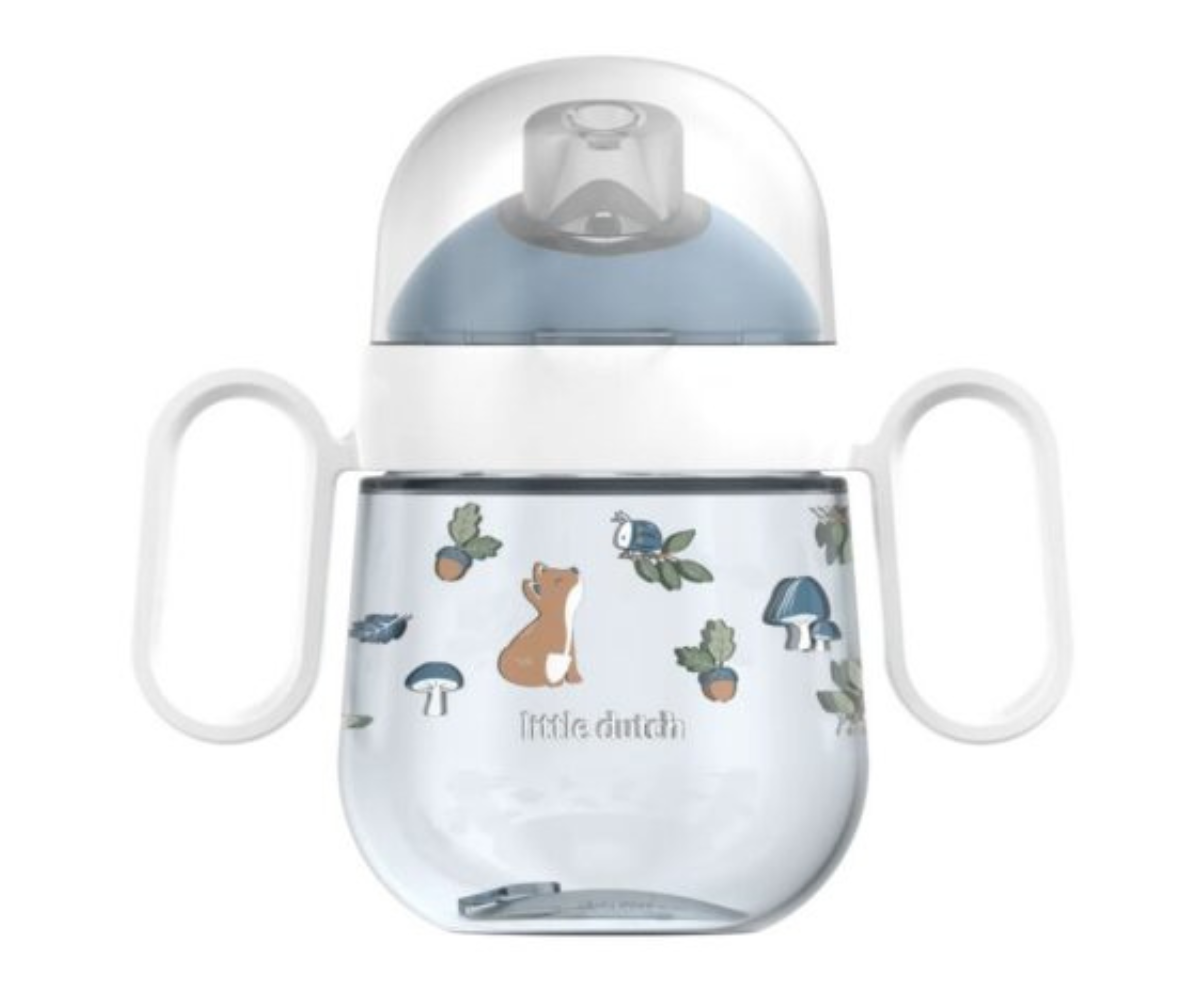 Little Dutch Forest Friends lekkekindel laste joogitops 200 ml roheliste metsloomadega