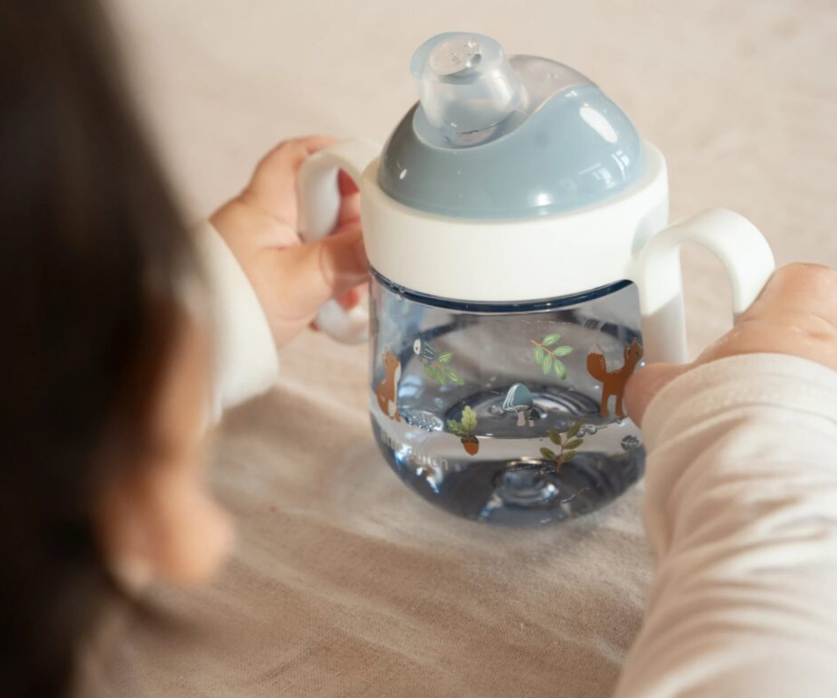 Lekkekindel 200 ml joogitops metsa loomade kujundusega, sobib õppimiseks