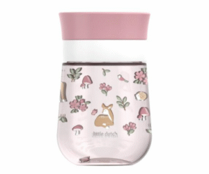Little Dutch Fairy Garden 300 ml laste joogitops roosa lillemustriga