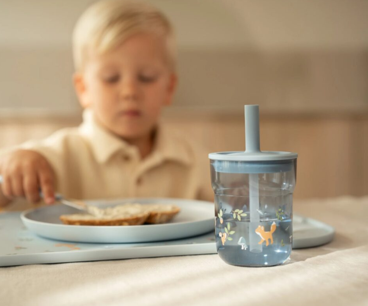 Forest Friends laste joogitops kõrrega Little Dutch disainiga metsa loomadega