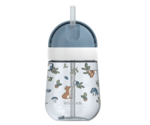 ChatGPT said: Little Dutch Forest Friends laste joogitops kõrrega 300 ml, roheliste metsloomade motiividega