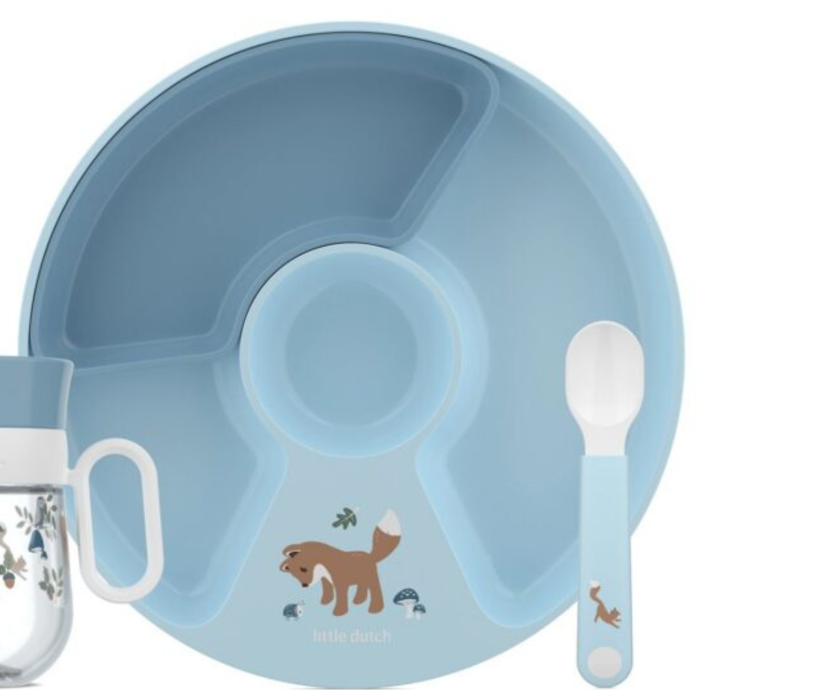 Lekkekindel joogitops ja harjutuslusikas väikestele sööjatele – Little Dutch