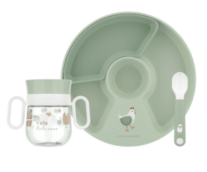 Little Dutch Little Farm 3-osaline laste sööginõude komplekt talumotiividega