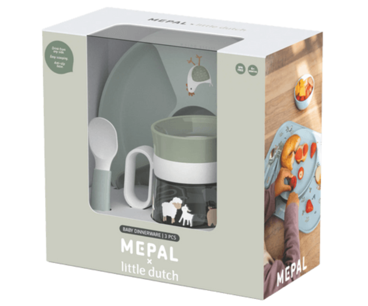 Lekkekindel joogitops ja harjutuslusikas Little Farm kollektsioonist – Little Dutch