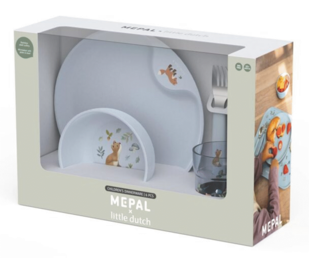 Beebi ja väikelapse sööginõude komplekt koos taldriku, kausi ja joogitopsiga