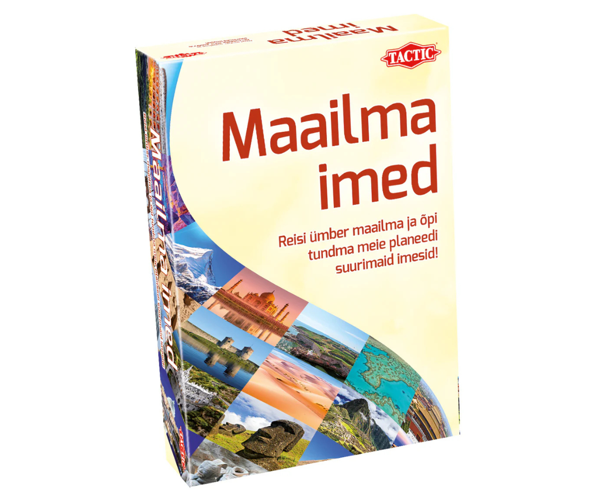 Lauamäng Maailma imed – Tactic värviline mängulaud ja kaardid erinevate vaatamisväärsustega