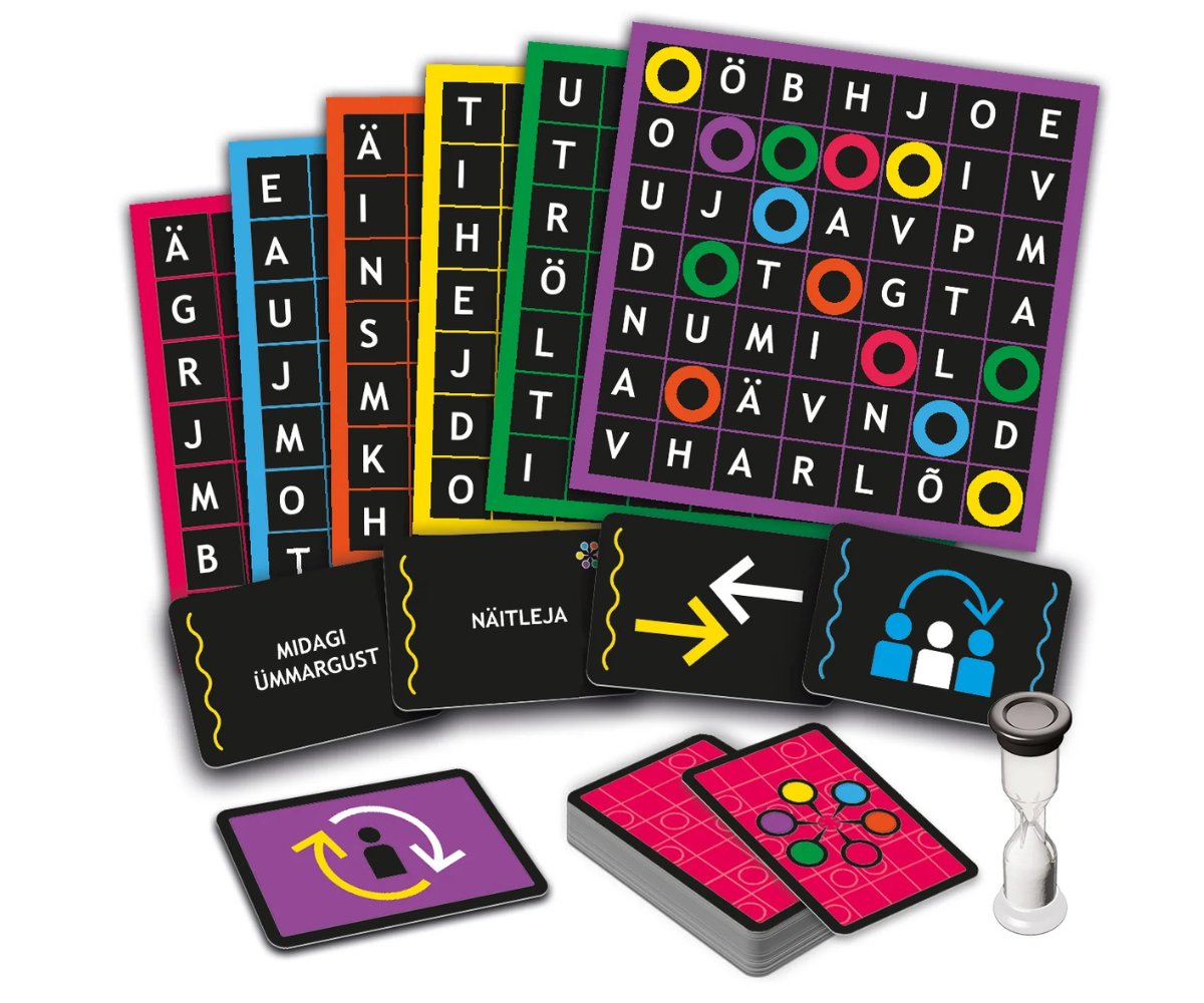 Tactic Sõna Bingo karp ja mängutarvikud – ideaalne keelemäng sõpradega