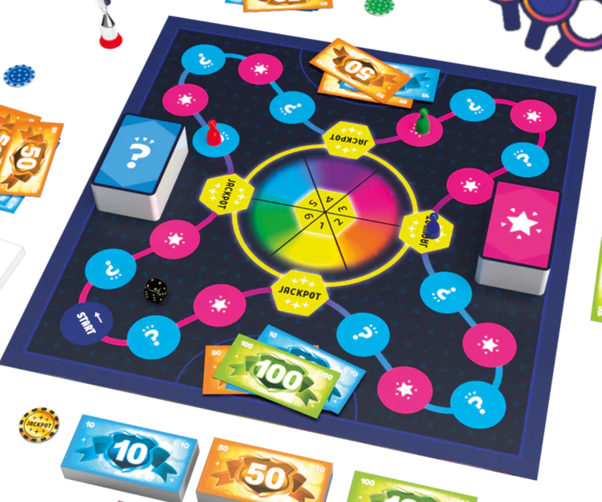 Pered ja sõbrad mängimas Tactic Veame kihla? Jackpot lauamängu