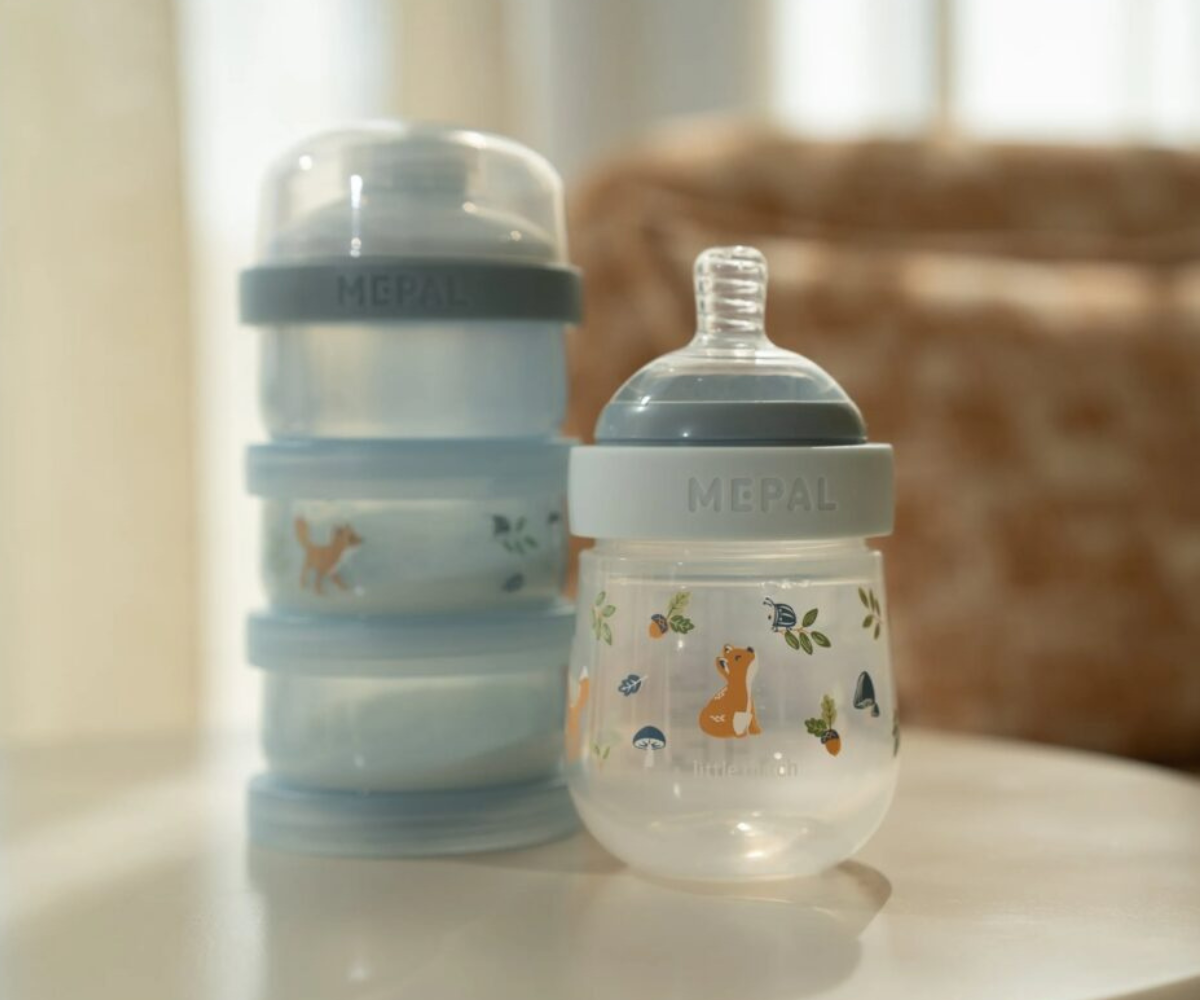 Lutipudel 165ml Forest Friends – Little Dutch Ergonoomilise kujuga Forest Friends lutipudel mugavaks toitmiseks