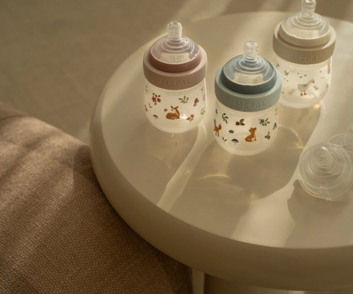 Lutipudel 165ml Forest Friends – Little Dutch Läbipaistev kaitsekorgiga lutipudel – ohutu ja lekkekindel disain