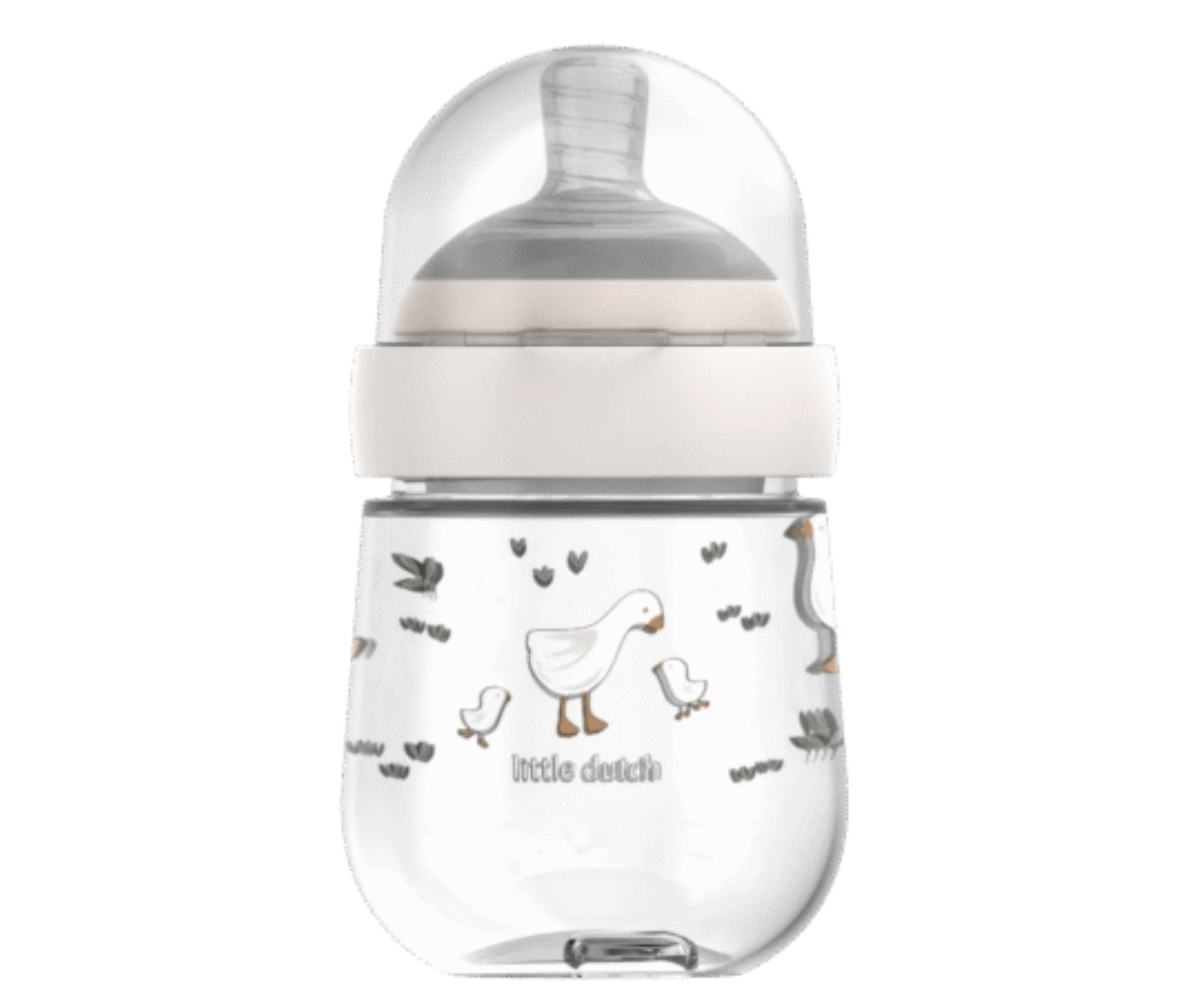 Little Dutch Little Goose lutipudel 165 ml hanemustriga disainis