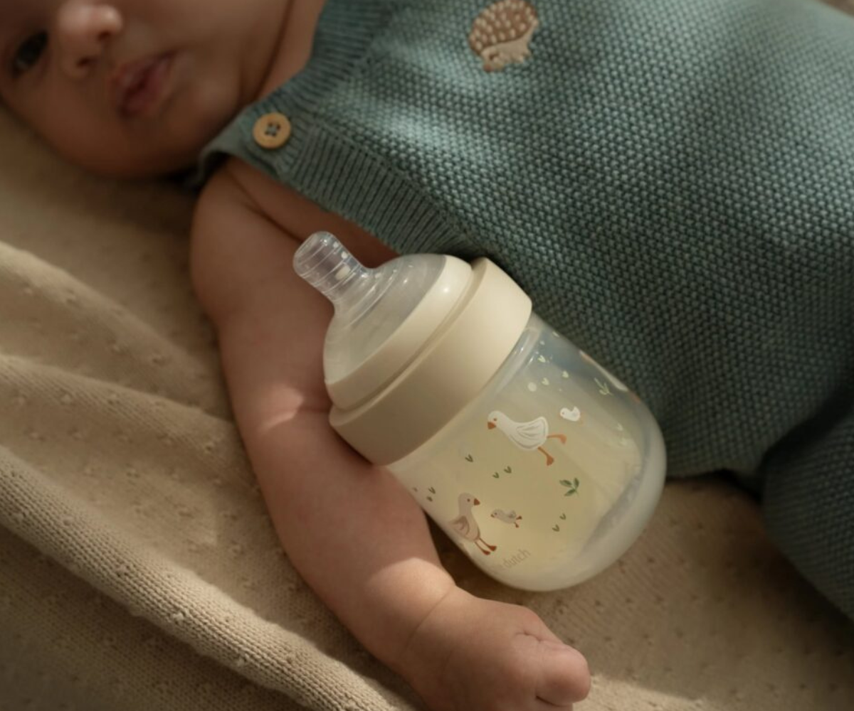 Beebi lutipudel pehme silikoonluti ja koolikutevastase klapiga