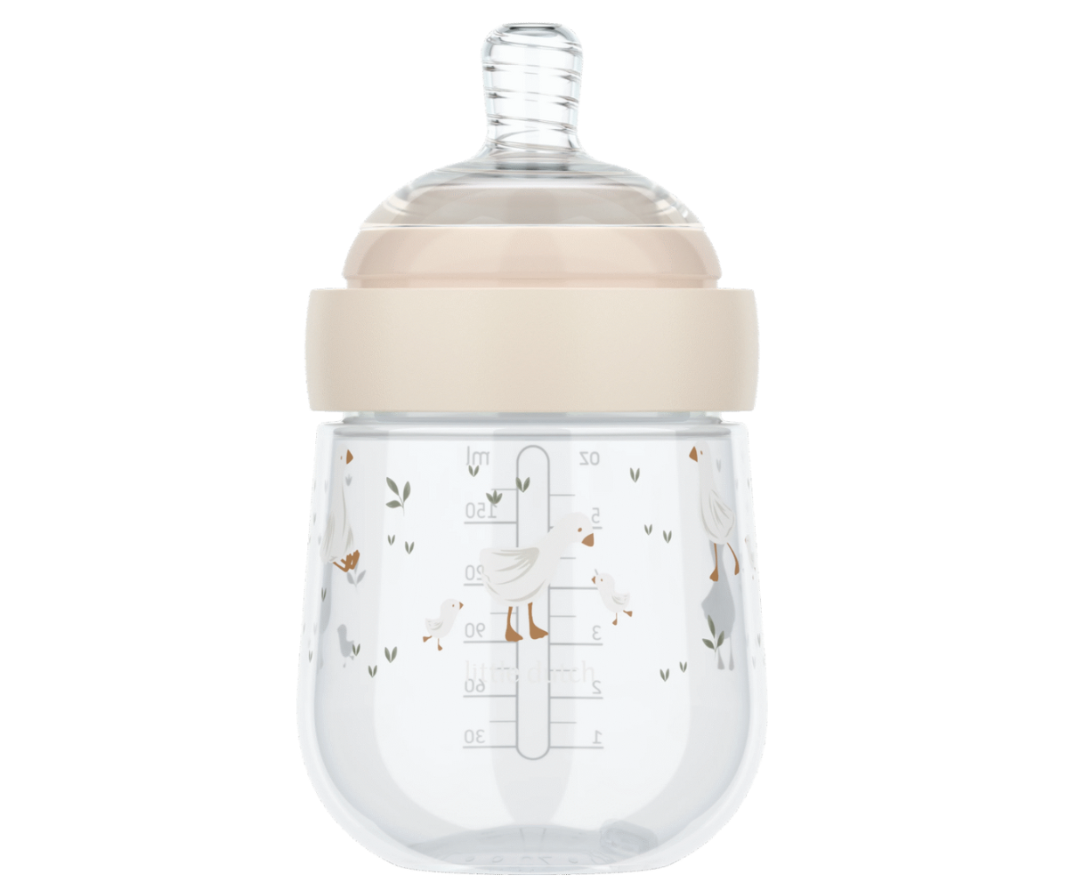 Little Goose lutipudel 165 ml koos läbipaistva kaitsekorgiga hügieeniliseks hoiustamiseks